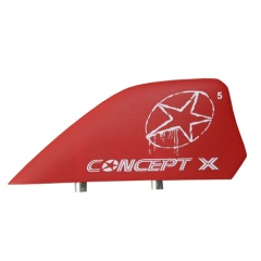 Ailerons Concept X G10 Red 5 cm