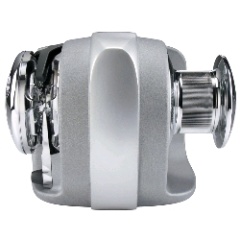 Ankerwinde Quick horizontal Hector 1000W 12V Kettenrad 10 mm - mit Spindelstock links