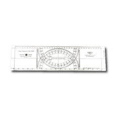 Plexiglas-Lineal Cras TopomarinePlexiglas