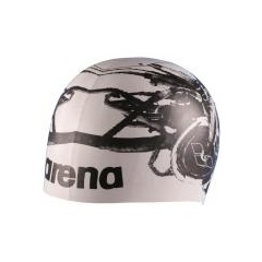 Badekappe Arena Poolish Moulded-white-cyborg