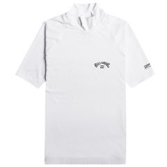 Kurzärmeliges Lycra damen Billabong Tropic Surf Weiß-M