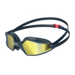 Schwimmbrille Hydropulse Mirror Speedo Navy/Oxid Grey/Phoenix Red/Gold