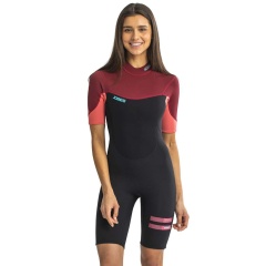 Shorty Femme Jobe Sofia 3/2 Back Zip Rose