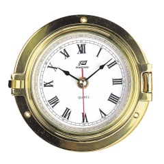 4Plastimo,5"-Uhr aus massivem Messing