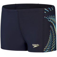 Badeshort Plastisol Placement Speedo True Navy/Bondi Blue/Spritz - Größe 6 Jahre