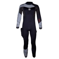 Taucheranzug Aqualung Dynaflex FZ BZ Herren, 7 mm