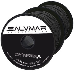 Dynema-Spule SalviMar Ø 1,5 mm - Schwarz - 400 Meter
