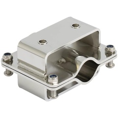 Doppelflansch aus Edelstahl Seanox für Angelrute-Tür - Edelstahl Durchmesser 22 bis 35mm