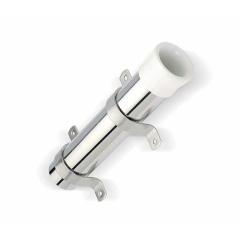 Rutenhalter spinnakerbaum Seanox Edelstahl mit Flanschen