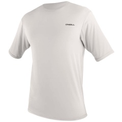Lycra homme O'Neill manches courtes Basic Skins Blanc cassé