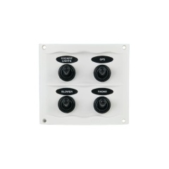 Schalttafel Marinco 4-Wege-Kompakt - Weiß