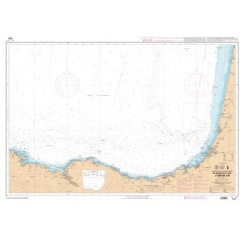 Gefaltete Shom-Karte Mimizan-Plage bis Cabo de Ajo