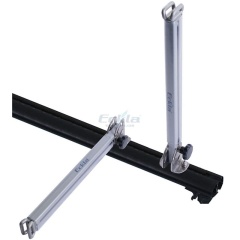 Schwenkbare HD-Vertikalstütze Eckla T-Nut-System