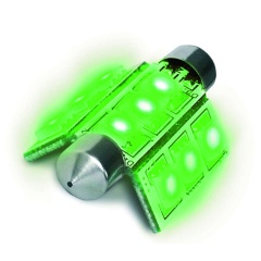 Soffittenlampe Dixplay 9LED 2W - 180° grün