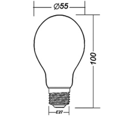 Glühbirne E27 VDM 24V - 25W