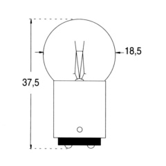 2 Glühbirnen VDM 12V - 10W