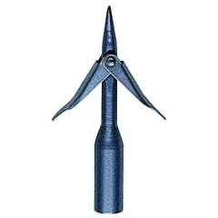 Rostfreier Stahl, spitz zulaufend