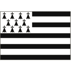 Bretagne-Flagge Décomarine30 x 40