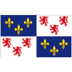 Bootsflagge Dekomarine Picardie 90 x 150