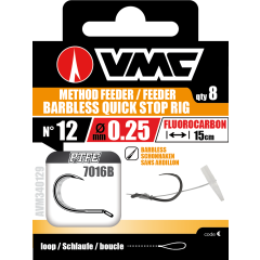 Haken montiert VMC 7016B Method Feeder Quick Stop Rig ohne Widerhaken - #12 von 25/100