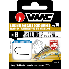 Haken montiert VMC Spezial Forelle Ligaturé ohne Widerhaken - n°7 von 16/100