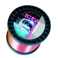 Nylon Powerline IGFA rosa 1000 m 90/100 - 80 lbs