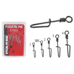 Heftklammer Powerline Jig Head - n°1BIS 40lbs x7pieces