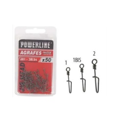 Heftklammer Powerline Jig Head Bulk von 50 Stück