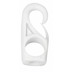 Nuova RadeKarabinerhaken aus weißem Polyamid 68 mm