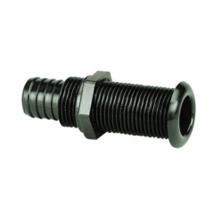 Plastimo Borddurchlass mit Standardflansch, schwarz