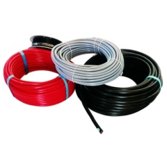 Rotes einadriges PlastimoKabel