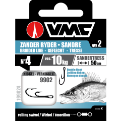 Montierte-haken Double Vmc 9902 Special Zander Rolling - n°1/0 