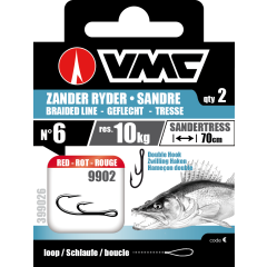 Gebundene angelhaken Double Vmc 9902 R Special Zander - n°4