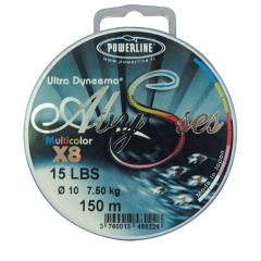 Geflochtene Schnur Powerline Abgründe Multicolor 150 m