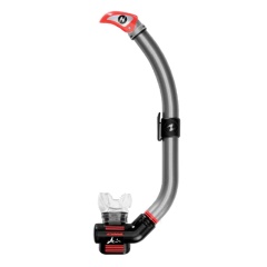 Schnorchel Zum Tauchen Aqualung Air Dry - Transparent/Silber