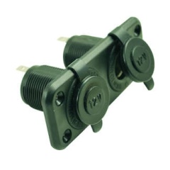 Doppelte HubbellZigarettenanzünder-Steckdose - 12V