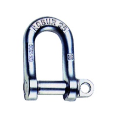 Schäkel rechts Robur-zertifizierte Galva, gestempelt von 8 bis 20 mm