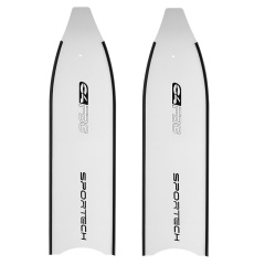 Blätter C4 -Faser Sportech FBG Weiß Medium