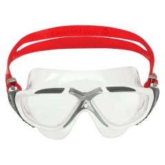Aquasphere Schwimmmaske vista Schwimmbrille - Transparent / Rot