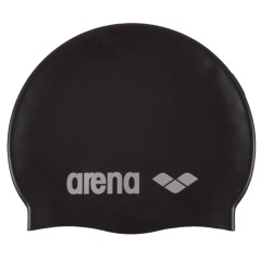 Badekappe Arena Classic Silicone – Black silver