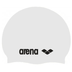 Badekappe Arena Classic Silicone – White black