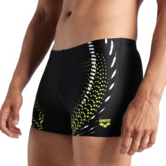 Arena Herren-Badehose Short Graphic – Schwarz