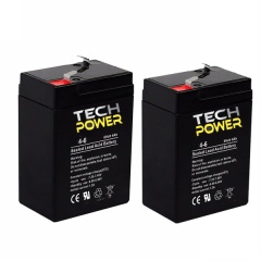 2er-Pack Batterien 6V Wasserdicht Tech Power Agm TP6-4 - Anatec Ansaugboote