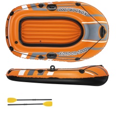 Set aufblasbares Boot 1 Sitz Bestway Kondor 1000