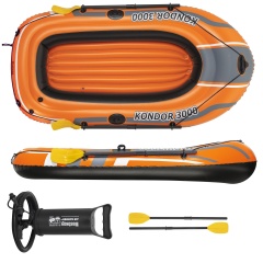 Set Boot aufblasbar 3-Sitzer Bestway Kondor 3000