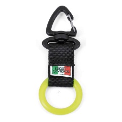 Best Divers Ring-Schnalle mit schwarzem Gurt und gelbem Clip