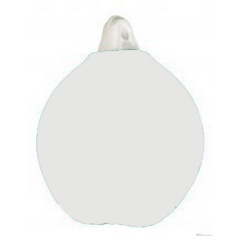 Paar fendersocke Fendress einfache dicke A5 70X92 - Weiß