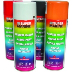 Bootsfarbe Super Marine Standard Aerosolfarbe 400ml - Glanzweiß