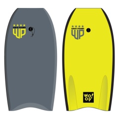 Bodyboard Wave Power Woop Charcoal/Lime 37