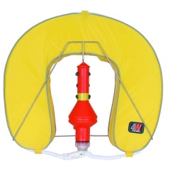 Hufeisen Rettungsring 4Water mit Halter und Seenotleuchte